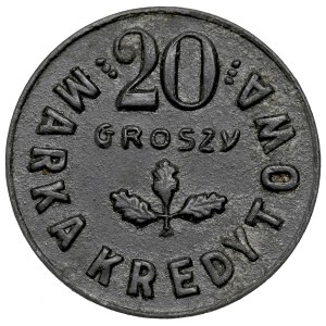 Second Polish Republic, 20 groszy 50th Borderland Rifle Regiment, Kowel