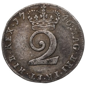 Großbritannien, Georg II., 2 Pence, 1746