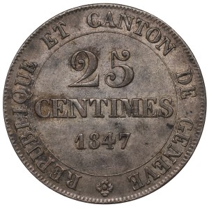 Svizzera, 25 centimo, 1847