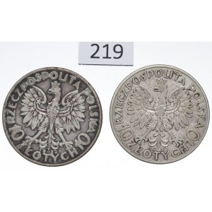 II RP, Zestaw 10 złotych 1932 BZM Głowa kobiety