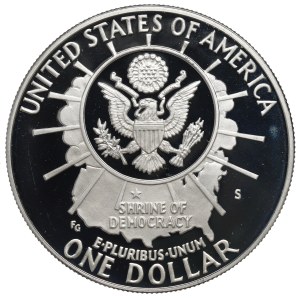 USA, $1 1991 Mount Rushmore