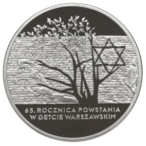 III RP, 20 złotych 2008 65 rocznica Powstania w Getcie