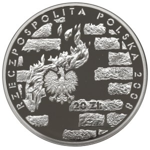 III RP, 20 złotych 2008 65 rocznica Powstania w Getcie