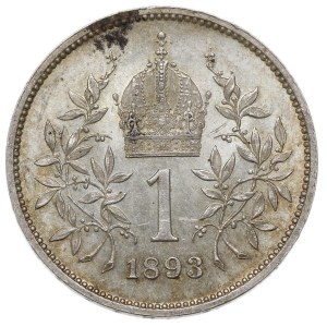 Austria, 1 crown 1893