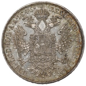 Austria (Galicia), Ferdinand I, Half-thaler 1846 A