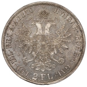 Austria (Galicia), Franz Joseph, 2 florins 1870