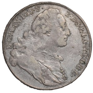 Germany, Bavaria, Maximilian Joseph, thaler 1772