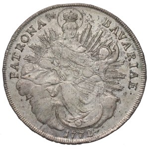 Germany, Bavaria, Maximilian Joseph, thaler 1772
