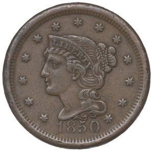 USA, 1 cent 1850