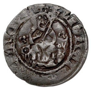 Kazimierz III Wielki, Półgrosz (kwartnik) bez daty, Kraków
