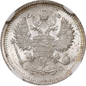 Russia, Nicholas II, 10 kopecks 1915 BC - NGC MS65