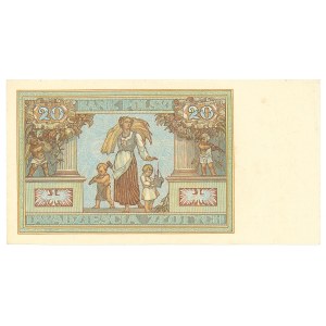 Second Polish Republic, 20 złoty 1931 DK