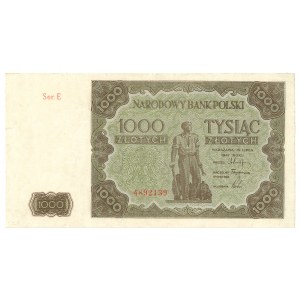 PRL, 1000 zlotys 1947 E
