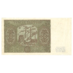 PRL, 1000 zlotys 1947 E
