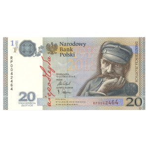 III RP, 20 złotych 2018 - Stulecie odzyskania Niepodległości