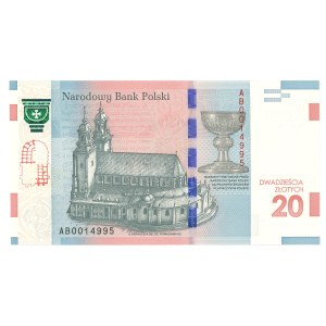 III RP, 20 złotych 2015 - 1050 rocznica chrztu Polski