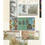 PWPW - oryginalna książka z banknotami testowymi, papierem i znaczkami
