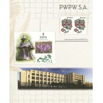 PWPW - oryginalna książka z banknotami testowymi, papierem i znaczkami