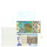 PWPW - oryginalna książka z banknotami testowymi, papierem i znaczkami
