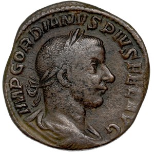 Roman Empire, Gordian III, Sestertius
