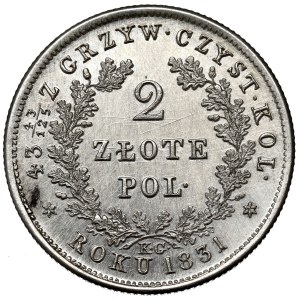 November Uprising, 2 zloty 1831
