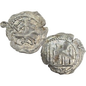 Casimir IV Jagiellon (1440-92), denarius, letter O, Vilnius - RARE