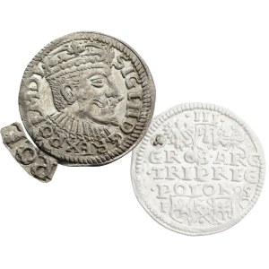 Zygmunt III. Vasa, trojak z roku 1595, POL/POLON, Bydhošť – VZÁCNÉ