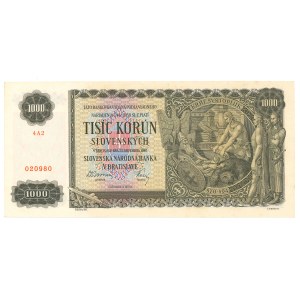 Slovakia, 1000 crowns 1940