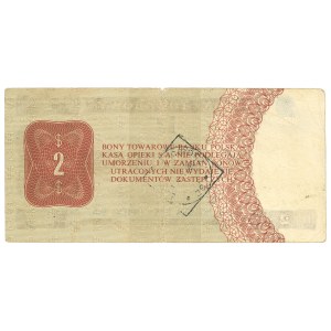 Pewex, Warengutschein, 2 Dollar, 1979 – HM
