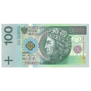 Third Polish Republic, 100 zlotys 1994 IT