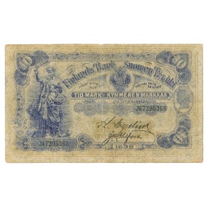 Finland, 10 marks 1898