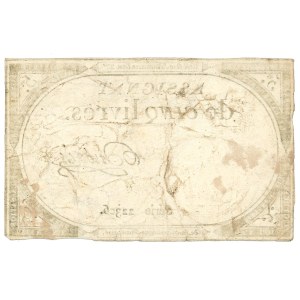 France, 5 livres note 1793