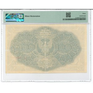 Seconda Repubblica Polacca, 100 marchi polacchi 1919 O - PMG 30