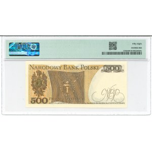 PRL, 500 złotych 1976 AE - PMG 58 RZADKI