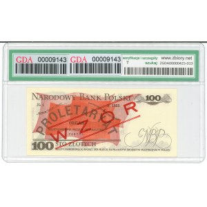 Volksrepublik Polen, 100 Złoty 1976 AM – MUSTER – GDA 66 EPQ