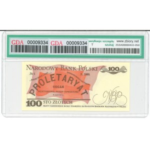 People's Republic of Poland, 100 zlotych, 1986 TB - GDA 58 EPQ RARE