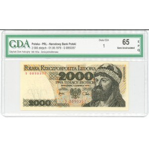 PRL 1000 PLN 1979 BW