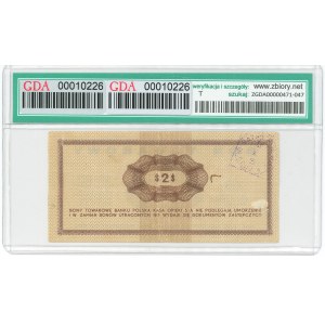 Pewex, Gift Certificate, 5 cents 1979 - HA