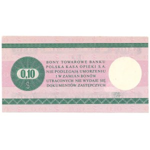 Pewex, Gift Certificate, 10 cents, 1979 - HB