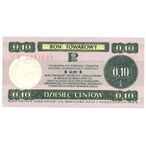Pewex, Warengutschein, 10 Cent, 1979 – IB