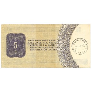 Pewex, Warengutschein, 5 Dollar, 1979 – HE