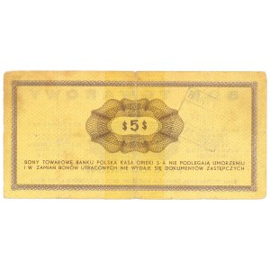 Pewex, Warengutschein, 5 Dollar, 1969 – Ee