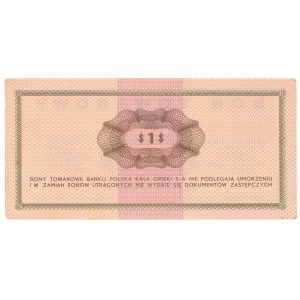 Pewex, Warengutschein, 1 Dollar, 1969 – FD