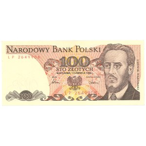PRL, 100 złotych 1986 LP - RZADKOŚĆ