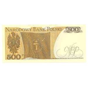 Poľská ľudová republika, 500 zlotých, 1982 CU