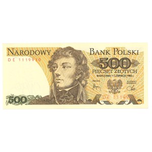 People's Republic of Poland, 500 zlotych, 1982 DE