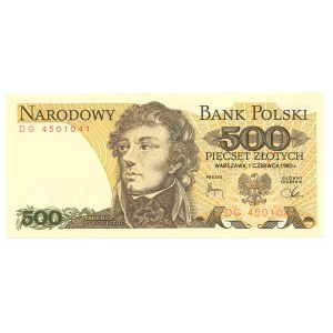 People's Republic of Poland, 500 zlotych, 1982, DG