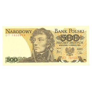 People's Republic of Poland, 500 zlotych, 1982 DT