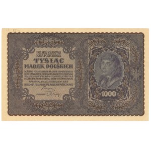 Seconda Repubblica Polacca, 1000 marchi polacchi 1919, Prima serie DR