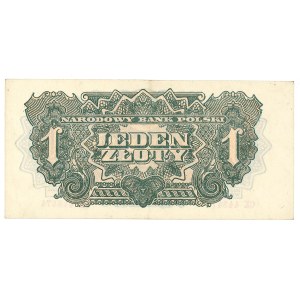 People's Republic of Poland, 1 zloty 1944 CX ...owym